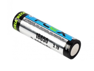 Bateria 18650 Recarregavel 3.7V 2600mAh - Flat-top - Imagem 2