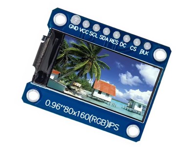 Liga&ccedil;&atilde;o Display TFT Colorido SPI ST7735S com ESP32 - Imagem 1