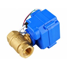 V&aacute;lvula Motorizada Esfera 2 Vias 1/2" 12V DC - DN15