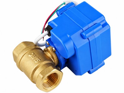 V&aacute;lvula Motorizada Esfera 2 Vias 1/2" 12V DC - DN15 - Imagem 1
