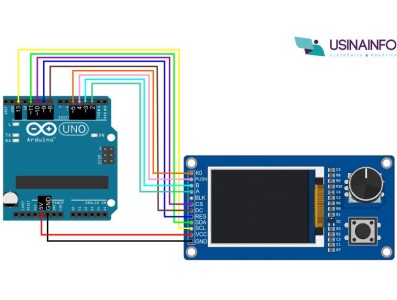 Conex&otilde;es Display TFT LCD 2.4 com Arduino - Imagem 6