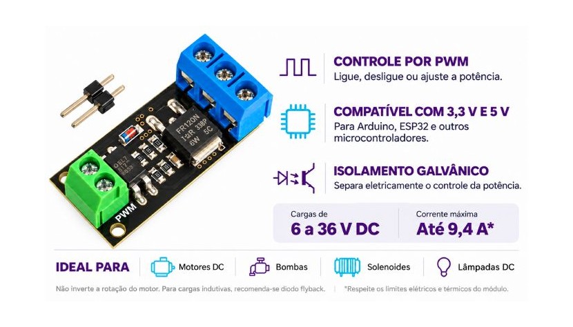 Destaques Driver FR120N com Optoacoplador - [1037540]