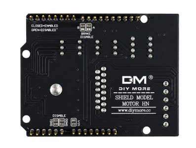Pinout/Pinos de conex&atilde;o de Shield Ponte H L298HN 2 Canais 2A - Imagem 3