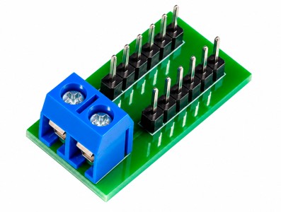 M&oacute;dulo Expansor de Pinos 2,54mm com 12 Sa&iacute;das e Borne KRE - Imagem 1