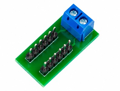M&oacute;dulo Expansor de Pinos 2,54mm com 12 Sa&iacute;das e Borne KRE - Imagem 2