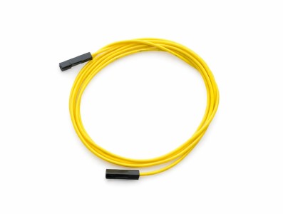 Jumper para Protoboard F&ecirc;mea-F&ecirc;mea 100cm - Amarelo - Imagem 1