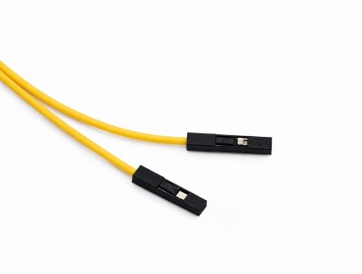 Jumper para Protoboard F&ecirc;mea-F&ecirc;mea 100cm - Amarelo - Imagem 2