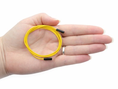 Jumper para Protoboard F&ecirc;mea-F&ecirc;mea 100cm - Amarelo - Imagem 4