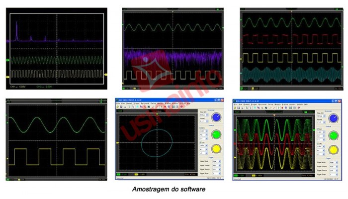 Osciloscópio Digital Portátil 20MHz 2 canais - Hantek6022BE  - [8073]