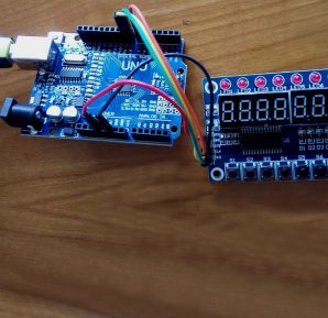 Projeto Módulo Display 7 Segmentos TM1638 com Sensor de Temperatura DS18B20