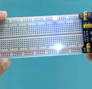 Fonte Ajustável para Protoboard 3.3V e 5V com USB e P4