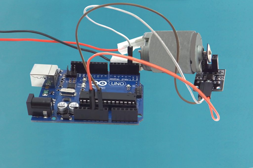 Sensor de Velocidade Arduino Medindo a Rotação de Motores