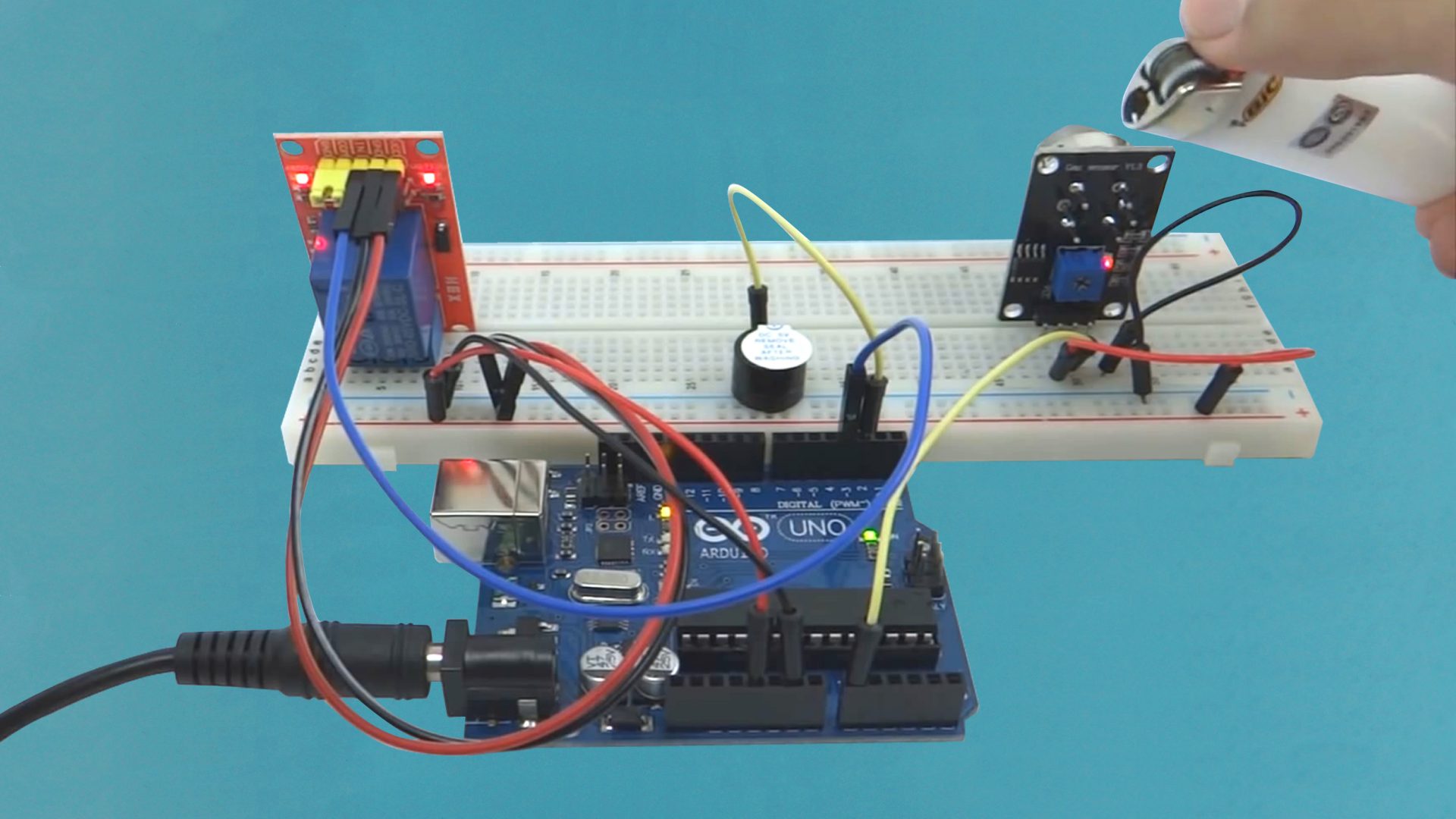 Sensor de Gás Arduino MQ-2 para Gases Inflamáveis e Fumaça