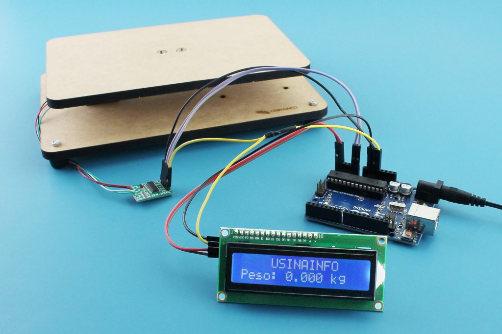 Projeto Balança Completo com Célula de Peso, HX711, Display e Arduino