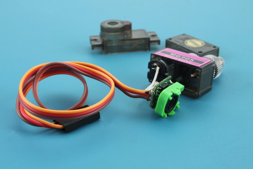 Trimpot responsável pelo controle de posição do Servo Motor Arduino
