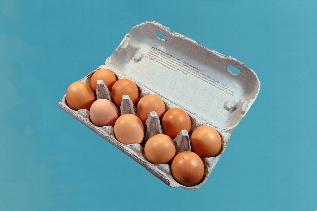 Caixa de Ovos indicada para armazenamento