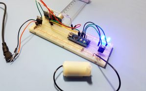 Dispenser Automático de Álcool Gel com Arduino e Sensor Ultrassônico