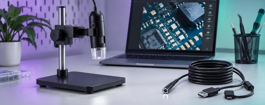 Microsc&oacute;pio USB