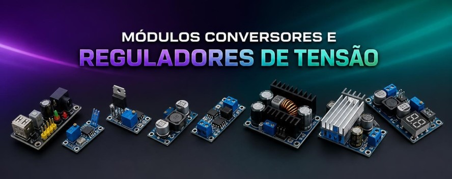 M&oacute;dulos Conversores e Reguladores de Tens&atilde;o