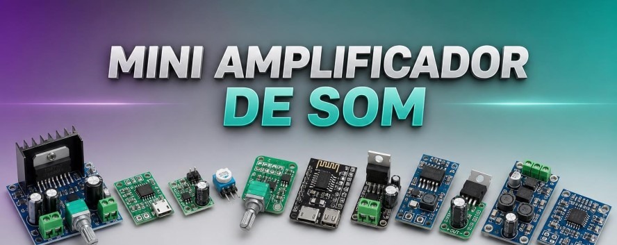 Mini Amplificador de Som