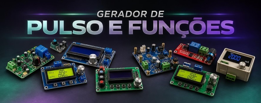Gerador de Pulso e Fun&ccedil;&otilde;es
