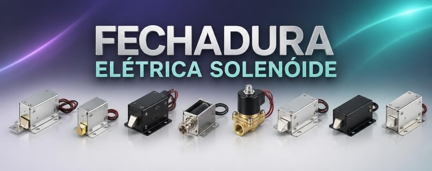 Fechadura El&eacute;trica Solen&oacute;ide