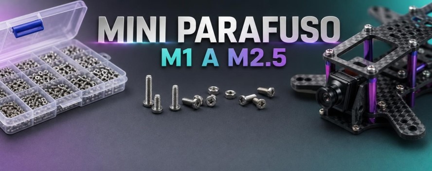 Mini Parafuso M1 a M2.5