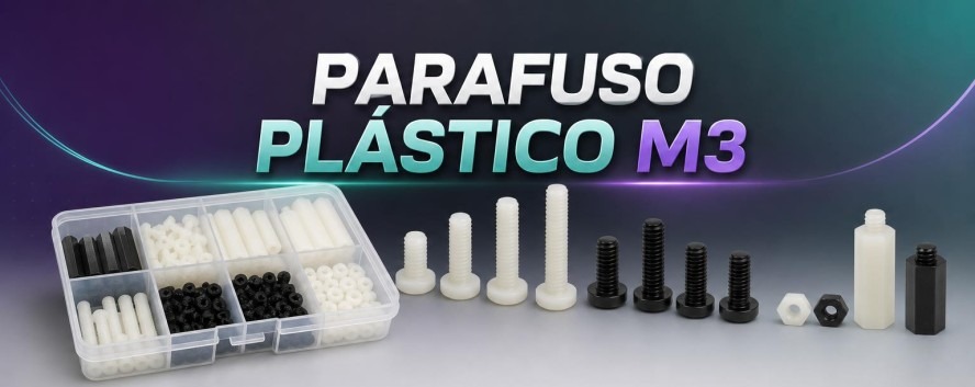 Parafuso Pl&aacute;stico M3