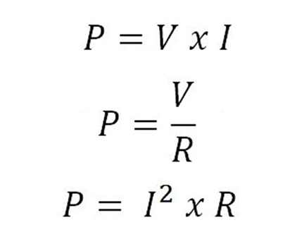 Fórmulas Cálculo Potência Resistor