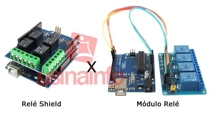 Instalação Relé Shield X Módulo Relé
