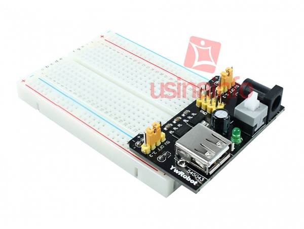 Esquemático Fonte Ajustável para Protoboard