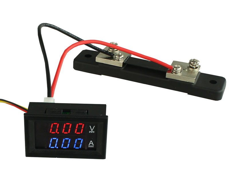 Voltímetro Amperímetro com Resistor Shunt